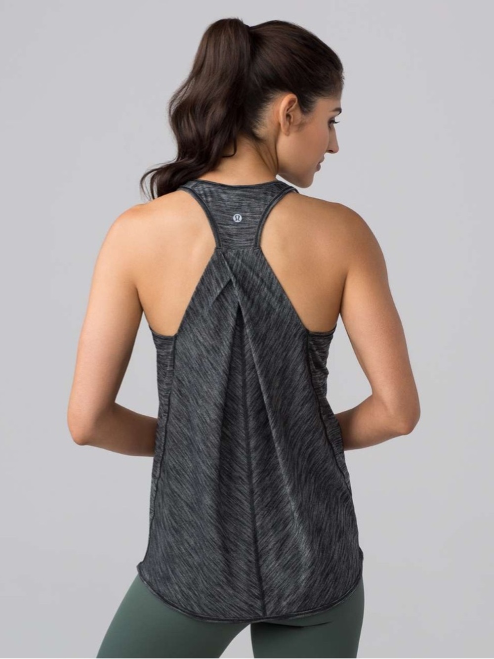 lululemon athletica Essential Tank - Heathered Black